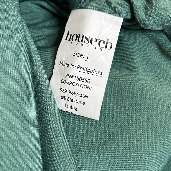 HOUSE OF CB ‘Milena’ Forest Green Corset Maxi Dress - Picture 15 of 15